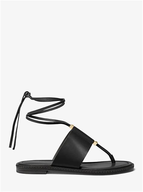 marlon leather lace up sandal michael kors|Michael Kore Marlon Leather Lace.